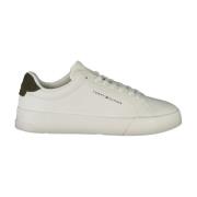 Witte lage sneakers voor heren Tommy Hilfiger , White , Heren