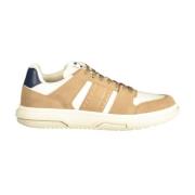 Beige Polyester Sneaker met Gewatteerde Binnenzool Tommy Hilfiger , Be...