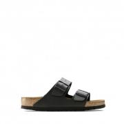 Zwarte Sandalen met Anatomisch Voetbed Birkenstock , Black , Heren