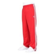 Rode en witte heren track pants Adidas Originals , Red , Heren