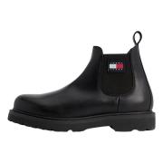 Boots Tommy Jeans , Black , Heren