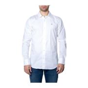 Katoenen Lange Mouw Shirt Lente/Zomer Collectie Tommy Jeans , White , ...