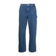 Straight Pierce Jeans Carhartt Wip , Blue , Dames