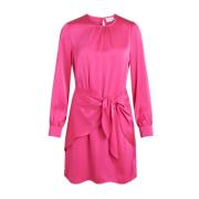 Lente/Zomer Korte Polyester Jurk Vila , Pink , Dames