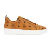 Stijlvolle Sneakers voor Mannen en Vrouwen MCM , Brown , Heren