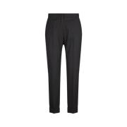 Zwarte Cropped Cigarette Broek Etro , Black , Dames