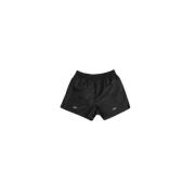 Zwarte zwemshort met wit logo Off White , Black , Heren