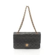 Pre-owned Leather chanel-bags Chanel Vintage , Black , Dames