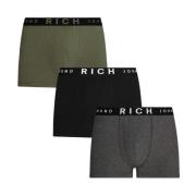 Tripack boxers laag getailleerd John Richmond , Multicolor , Heren