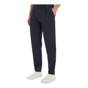 Moderne Twill Tapered Plooi Broek Calvin Klein , Blue , Heren