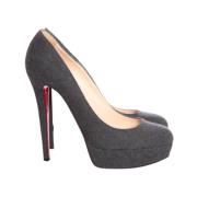 Pre-owned Schoenen Christian Louboutin Pre-owned , Gray , Dames