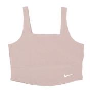 Sportieve Tanktop Diffused Taupe/Wit Nike , Pink , Dames