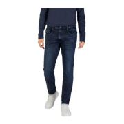 Blauwe Katoen Stretch Jeans Broeken Replay , Blue , Heren