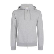 Hoodie van katoen, kasjmier en zijde Eleventy , Gray , Heren