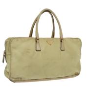 Pre-owned Nylon prada-bags Prada Vintage , Beige , Dames