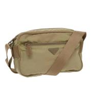 Pre-owned Nylon prada-bags Prada Vintage , Beige , Dames