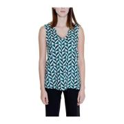 Viscose Tank Top Collectie voor Vrouwen Street One , Green , Dames