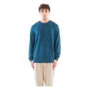 Vintage Merino Sweater MC2 Saint Barth , Blue , Heren