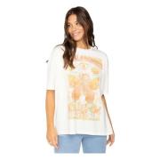 Liefde IS Alles T-shirt Billabong , White , Dames