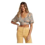 In The Palms Top Billabong , Multicolor , Dames