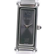 Pre-owned Metal watches Gucci Vintage , Gray , Dames