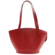 Pre-owned Leather louis-vuitton-bags Louis Vuitton Vintage , Red , Dam...