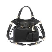 Stijlvolle Flirt Bucket Tas in Zwart Lancel , Black , Dames