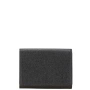 Pre-owned Leather wallets Louis Vuitton Vintage , Black , Dames