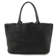 Pre-owned Leather shoulder-bags Bottega Veneta Vintage , Black , Dames