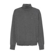 Grijze Turtleneck Pullover Sweater Dsquared2 , Gray , Heren