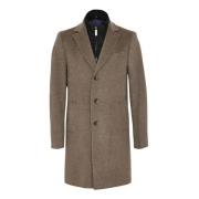 Kasjmier Sultan Coat in Sand Sand , Brown , Heren