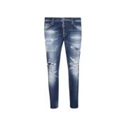 Stijlvolle Jeans voor Mannen Dsquared2 , Blue , Heren