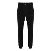 Zeshoek joggin broek Philipp Plein , Black , Heren