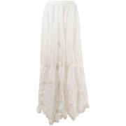 Witte Geplooide Hoge Taille Rok Nina Ricci , White , Dames