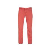 Broken Twill Broek Alberto , Red , Heren