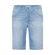 Blauwe Bali Stijl Shorts Brax , Blue , Heren