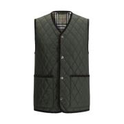 Groene Vest Buitenkant Burberry , Green , Heren