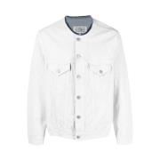 Gescheurd Effect Katoenen Buitenkleding Maison Margiela , White , Dame...