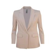 Klassieke Blazer Drykorn , Beige , Dames