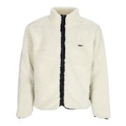 Sherpa Icon Jas met Ritssluiting Obey , White , Heren