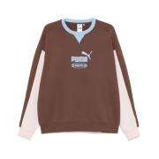 Kidsuper Studios Color-Block Sweater Puma , Brown , Heren