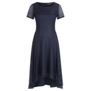 Lange Mouw Jurk vera mont , Blue , Dames