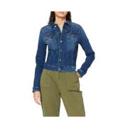 Slim Trucker Denim Jacket Tommy Hilfiger , Blue , Dames