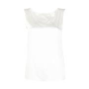 Mouwloze Top Mazzarelli , White , Dames