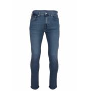 Slim Bleecker Spruce Blue Jeans Tommy Hilfiger , Blue , Heren