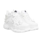 Witte Vlinder Sneakers Buffalo , White , Dames