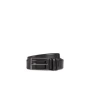 Leren Riem Carmello Twee-Tint Hugo Boss , Black , Heren