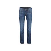 Straight Leg Jeans Baldessarini , Blue , Heren