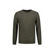 Casual Pullover Sweater Dstrezzed , Green , Heren