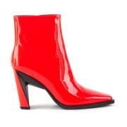 Poly Bootie Hi United Nude , Red , Dames